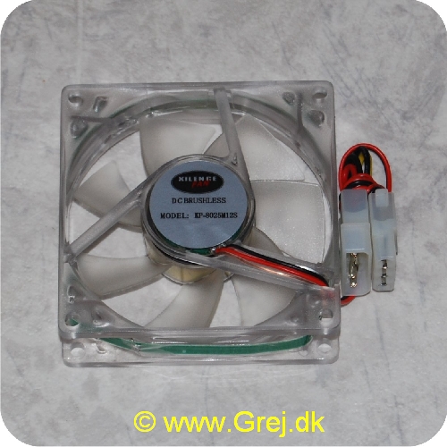 4044953302091 - Xilence Fan<br>
Dimension: 80x80x25<br>
Voltage: 1.2V<br>
Start Voltage : 6V<br>
Power consumption: 2.52W<br>
Rated current: 0.21A<br>
Speed: 2500: 10%<br>
Max air flow: 31.4CFM<br>
Air pressure: 3.01MM-H20<br>
Noise: 25-30db-A<br>
Weight: 60g<br>
Blue led fan<br>
COO-XPF80XPF80L.BL<br>