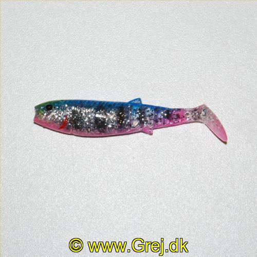 5706301719119 - Savage gear Cannibal Shad - 6,8 cm lang - 3 gram - Blue Pink Smolt UV (uden jighoved og stinger kroge)
<BR>Til Gedder og andre store rovfisk