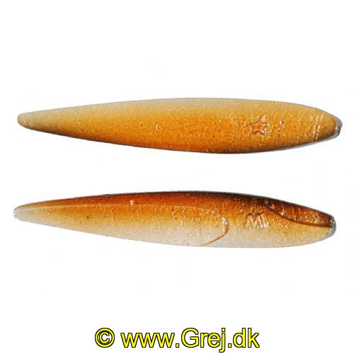 747191901524 - Salmo Trutta – 19 gram - Sort/Orange
<BR>
Den har en vuggende og roterende aktion i vandet, som er ekstrem tiltrækkende for de øvede rovfisk som laks og havørred m.v.